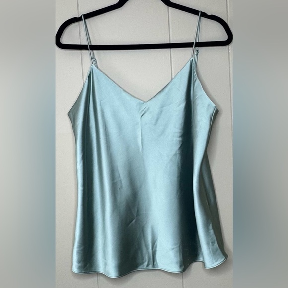 NWOT Club Monaco Kora Jade Charmeuse Tank Womens Large - Picture 2 of 11